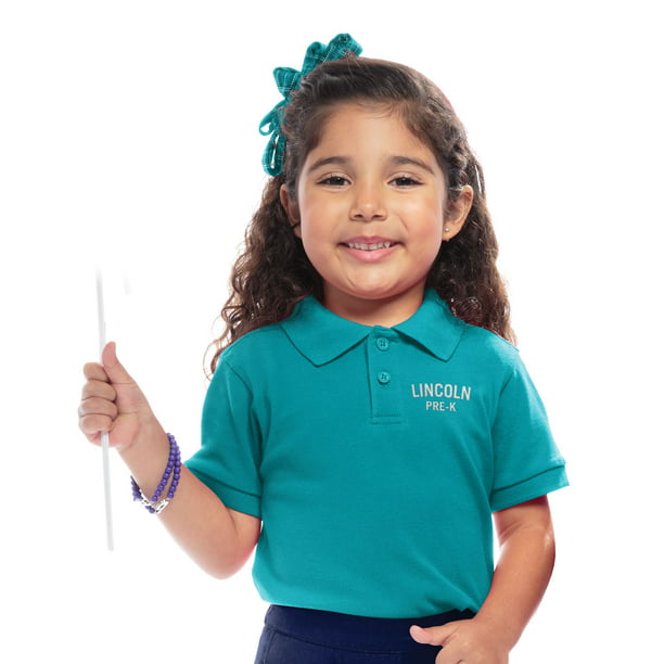 Classroom School Uniforms Kids Toddler Preschool Unisex Short Sleeve Pique Polo 